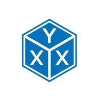 Yxx-Brief-Logo-Design auf weißem Hintergrund. yxx kreative Initialen schreiben Logo-Konzept. yxx-Briefgestaltung. vektor