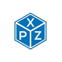 xpz-Brief-Logo-Design auf weißem Hintergrund. xpz kreative Initialen schreiben Logo-Konzept. xpz Briefgestaltung. vektor