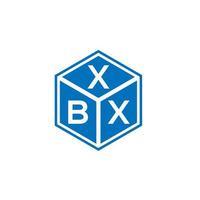 xbx-Buchstaben-Logo-Design auf weißem Hintergrund. xbx kreative Initialen schreiben Logo-Konzept. xbx Briefdesign. vektor