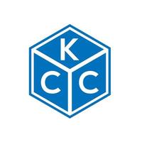 kcc brev logotyp design på vit bakgrund. kcc kreativa initialer bokstavslogotyp koncept. kcc bokstavsdesign. vektor