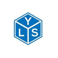 yls-Buchstaben-Logo-Design auf weißem Hintergrund. yls kreative Initialen schreiben Logo-Konzept. yls Briefgestaltung. vektor