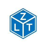 zlt brev logotyp design på vit bakgrund. zlt kreativa initialer bokstavslogotyp koncept. zlt bokstavsdesign. vektor