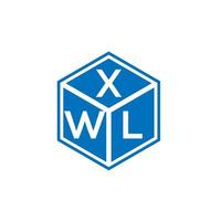 xwl brev logotyp design på vit bakgrund. xwl kreativa initialer bokstavslogotyp koncept. xwl bokstavsdesign. vektor