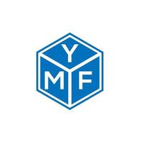 ymf brev logotyp design på vit bakgrund. ymf kreativa initialer brev logotyp koncept. ymf bokstavsdesign. vektor