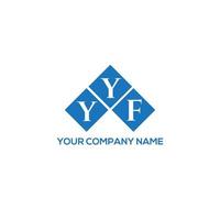 yyf-Buchstaben-Logo-Design auf weißem Hintergrund. yyf kreative Initialen schreiben Logo-Konzept. yyf Briefgestaltung. vektor