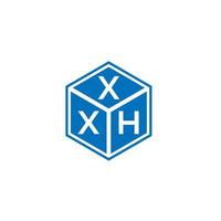 xxh-Buchstaben-Logo-Design auf weißem Hintergrund. xxh kreative Initialen schreiben Logo-Konzept. xxh Briefgestaltung. vektor