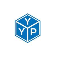 YYP-Brief-Logo-Design auf weißem Hintergrund. yyp kreative Initialen schreiben Logo-Konzept. yyp Briefgestaltung. vektor