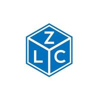 zlc brev logotyp design på vit bakgrund. zlc kreativa initialer bokstavslogotyp koncept. zlc bokstavsdesign. vektor