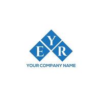 Eyr-Brief-Logo-Design auf weißem Hintergrund. Eyr kreatives Initialen-Buchstaben-Logo-Konzept. Eyr-Brief-Design. vektor