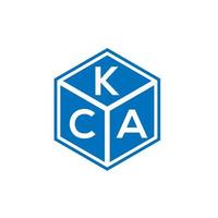 kca brev logotyp design på vit bakgrund. kca kreativa initialer bokstavslogotyp koncept. kca bokstavsdesign. vektor