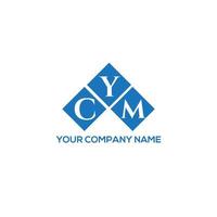 ycm brev logotyp design på vit bakgrund. ycm kreativa initialer brev logotyp koncept. ycm bokstavsdesign. vektor