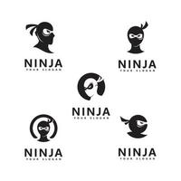 Ninja-Logo-Symbol-Vektor-illustration