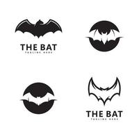 bat logotyp mall vektorillustration vektor