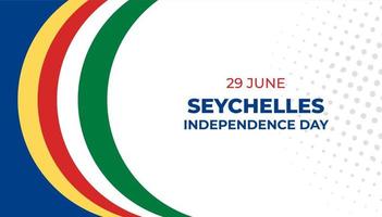 vektor illustration av Seychellernas självständighetsdag.