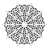 Zen-Blumen-Mandala vektor