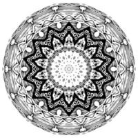 Arabisches Mandala. symmetrisches Muster vektor