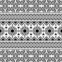 geometriska sömlösa etniska mönster textur design vektor