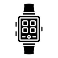 Smartwatch-Liniensymbol vektor