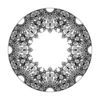 handgezeichnetes Mandala. dekoration in ethnischer orientalischer gekritzelverzierung. vektor