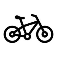 Symbol für die Fahrradlinie vektor