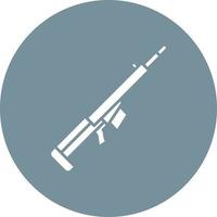 Gewehr-Glyphe-Symbol vektor