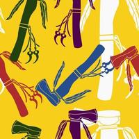 Bearbeitbarer Vektor flacher monochromer indianischer Tomahawk-Achsen-Illustration in verschiedenen Farben als nahtloses Muster für die Erstellung von Hintergrund traditioneller Kultur und geschichtsbezogener Gestaltung