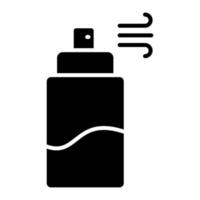 Pfefferspray-Glyphe-Symbol vektor