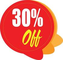 30 % Rabatt auf den Aktionsverkauf für Ihre einzigartigen Verkaufsplakate, Banner, Rabatte und Anzeigen vektor