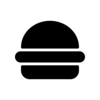 hamburgare ikon mall vektor