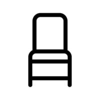 stol ikon mall vektor