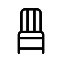 stol ikon mall vektor