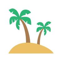 palmer platt färgikon vektor