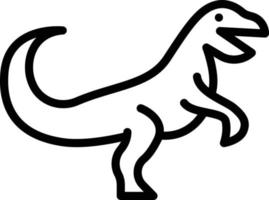 dinosaurie vektor illustration på en bakgrund. premium kvalitet symbols.vector ikoner för koncept och grafisk design.