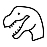 dinosaurie vektor illustration på en bakgrund. premium kvalitet symbols.vector ikoner för koncept och grafisk design.