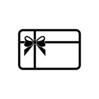 Geschenkkarten-Icon-Design-Vorlagenvektor vektor