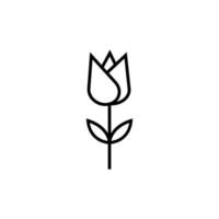 Blumen-Icon-Design-Vorlage vektor