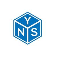 yns-Buchstaben-Logo-Design auf weißem Hintergrund. yns kreatives Initialen-Buchstaben-Logo-Konzept. yns Briefgestaltung. vektor