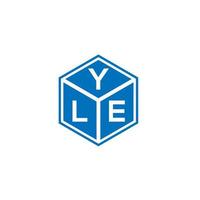 Yle-Brief-Logo-Design auf weißem Hintergrund. yle kreative Initialen schreiben Logo-Konzept. yle Briefgestaltung. vektor
