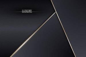 abstrakte luxusstreifen auf dunklem metallischem texturhintergrund. Vektor.
