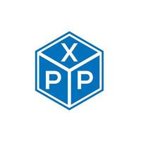 xpp brev logotyp design på vit bakgrund. xpp kreativa initialer bokstavslogotyp koncept. xpp bokstavsdesign. vektor