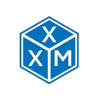 xxm brev logotyp design på vit bakgrund. xxm kreativa initialer bokstavslogotyp koncept. xxm bokstavsdesign. vektor