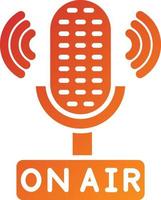 On-Air-Icon-Stil vektor