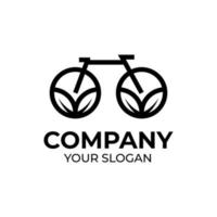 eco bike logo design vektor