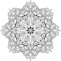 abstrakter Mandala-Hintergrund vektor