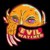 evil watcher-grafik vektor