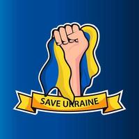 kostenlose ukraine tapete, hand hoch für freiheitssymbol speichern ukraine freiheit vektor flag