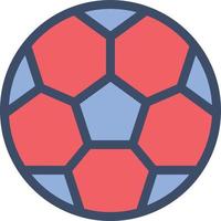 fotboll vektor illustration på en bakgrund. premium kvalitet symbols.vector ikoner för koncept och grafisk design.