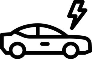 Auto-Energie-Vektor-Illustration auf einem Hintergrund. Premium-Qualitäts-Symbole. Vektor-Icons für Konzept und Grafikdesign. vektor