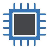 chip-vektorillustration auf einem hintergrund. hochwertige symbole. vektorikonen für konzept und grafikdesign. vektor