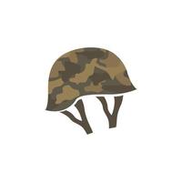 Militärhelm oder Armeehut-Vektorbildillustration. passend für das Symbol, Symbol oder Designobjekt mit Militär- oder Kriegsthema vektor